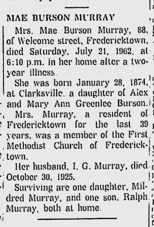 Mae Burson Murray